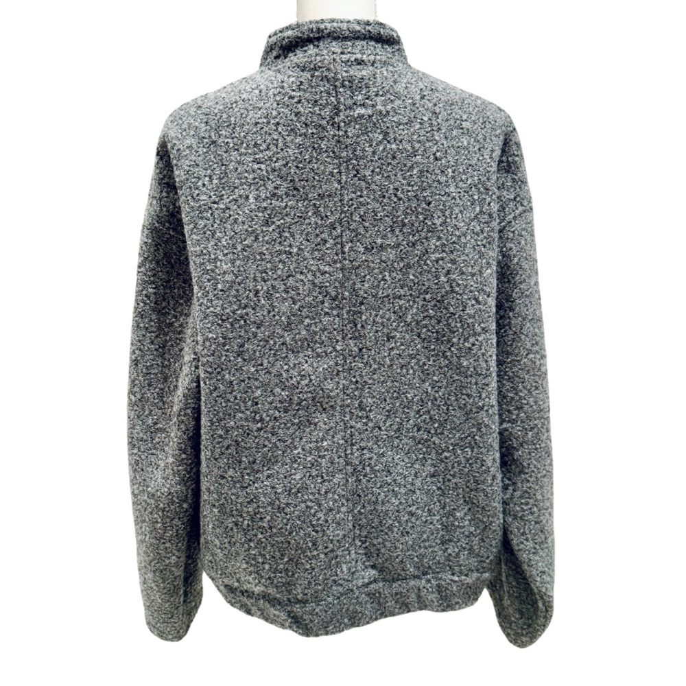 NWOT Women’s Oversized Bomber Jacket | Dark Gray Button Down + Pockets (L) - Picture 12 of 14